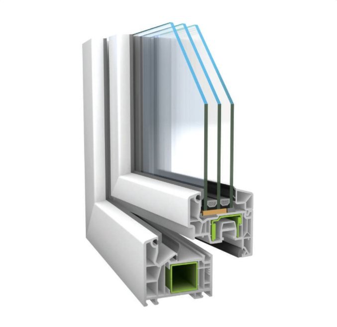Secțiune profil VEKA Softline 76 MD